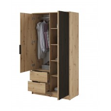 Mazs skapis ar spoguli NELLY 2D 100, artisan